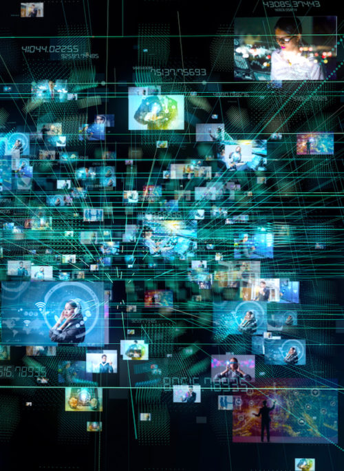Social media concept. Technological abstract background. Social media concept. Technological abstract background.